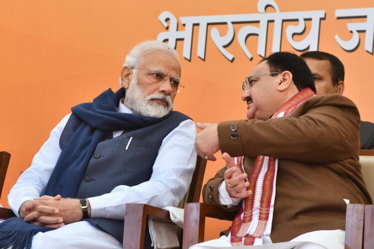 Narendra Modi  JP Nadda